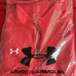 UA logo hoodie, new in plastic